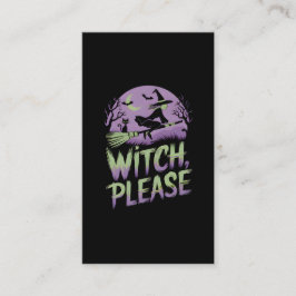 Hexe bitte | Halloween Festival Visitenkarte