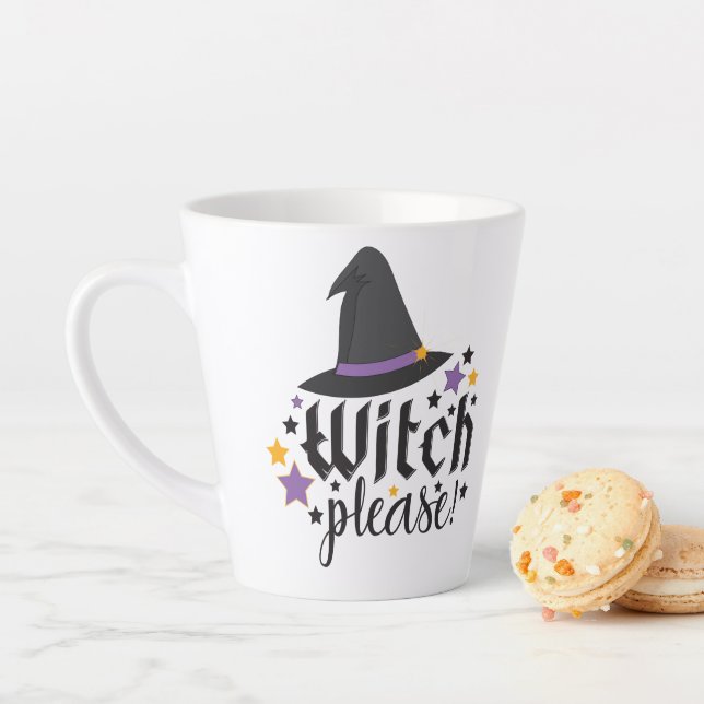 Hexe bitte Halloween Thema Latte Tasse (Beispiel)