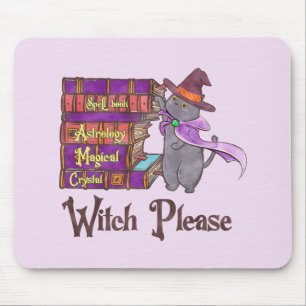Hexe bitte - Hexenkatze Mousepad
