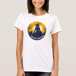 Hexe Bitte katzenkatzer Halloween Dekoration T-Shirt