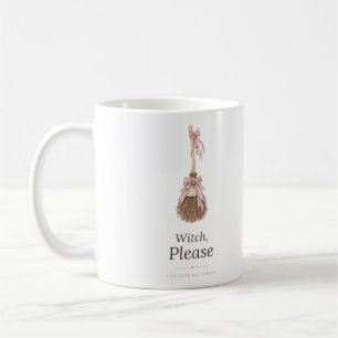 Hexe Bitte Kokette Halloween-Besen-Tasse Kaffeetasse