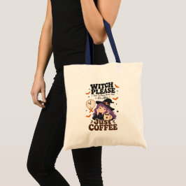 Hexe bitte nur Kaffee-Tragetasche Halloween-Gesche Tragetasche