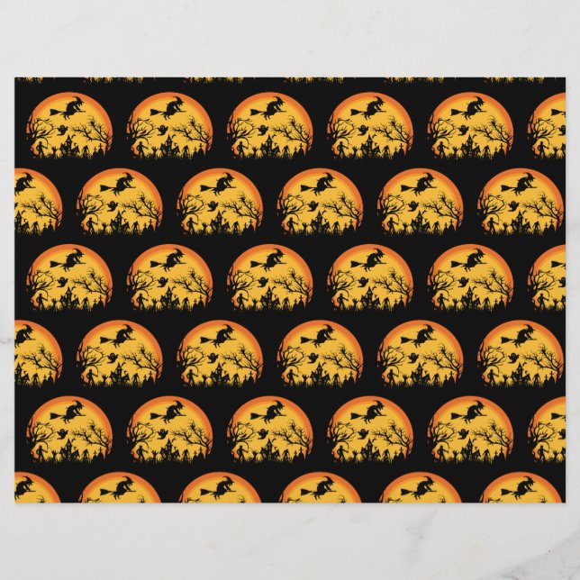 Hexe bitte Scrapbook Paper Flyer (Vorne)