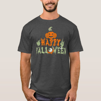 Hexe Brew Pumpkin Rocking Zombie Hand Eye Happy H T-Shirt
