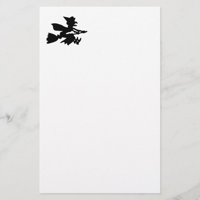 Hexe-Briefpapier Briefpapier (Vorderseite)