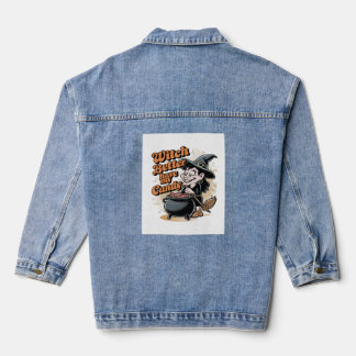 Hexe, bring besser meine Süßigkeiten Jeansjacke