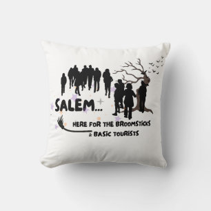 Hexe Broom Besuch Salem Basic Tourist Kissen