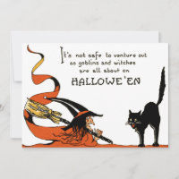 Hexe Broom Black Cat