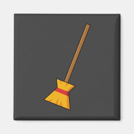 Hexe Broom Magnet