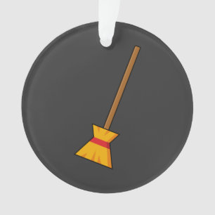 Hexe Broom Ornament