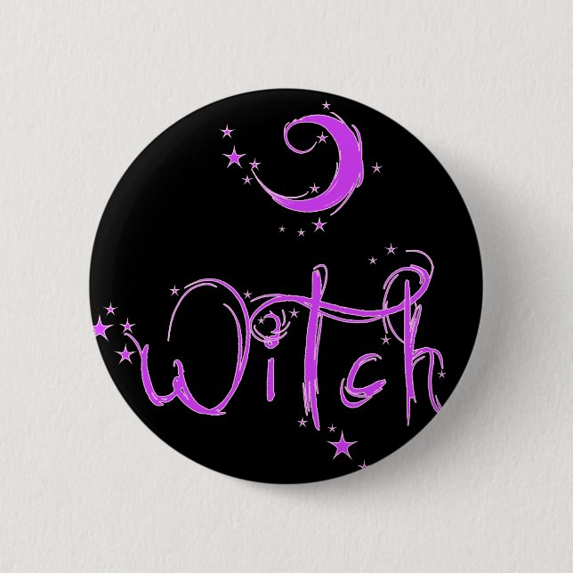 Hexe Button (Vorderseite)