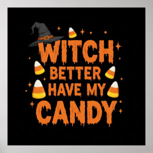 Hexe Candy T-Shirt Poster