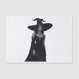 Hexe der Nacht Seidenpapier