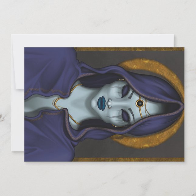 Hexe Einladung (Vorderseite)