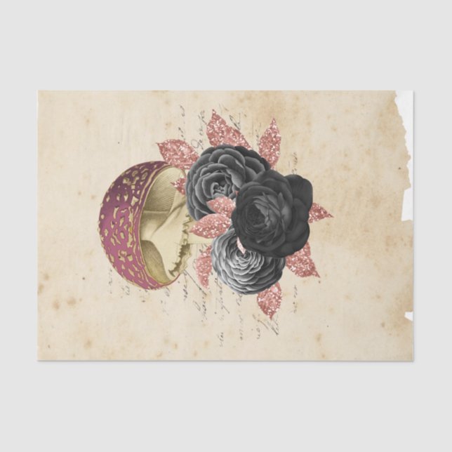 Hexe Ephemera Design Serie #1 Seidenpapier (Vorderseite)