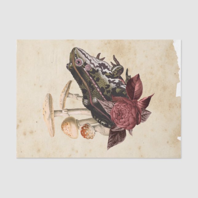 Hexe Ephemera Design Serie #5 Seidenpapier (Vorderseite)