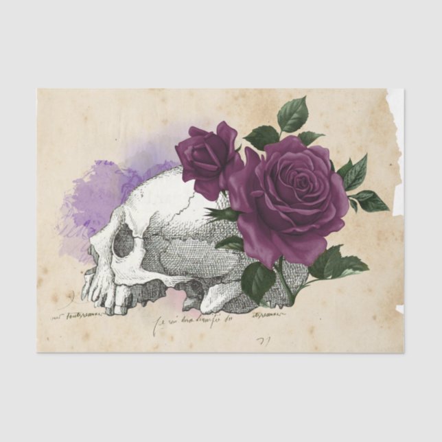 Hexe Ephemera Design Serie #6 Seidenpapier (Vorderseite)