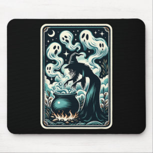Hexe Ghost Cauldron Gothic Supernatural Tarot Car Mousepad