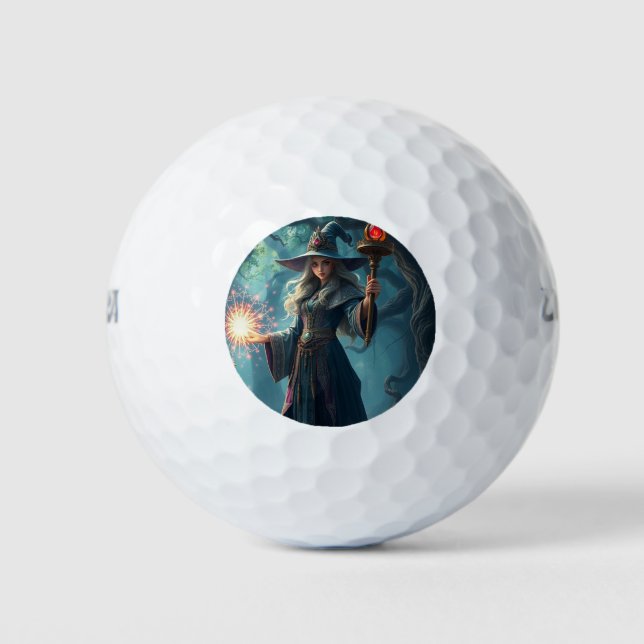 Hexe Golfball (Vorderseite)