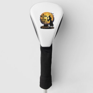 Hexe Gute Zeit Halloween Mond Kessel_1 Golf Headcover