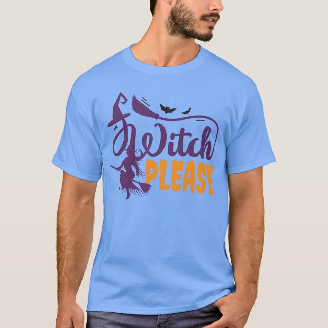 Hexe, Halloween Junge T-Shirt (Vorderseite)