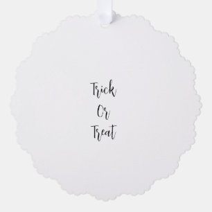 Hexe halloween Oktober schlechte guten Namen einfa Ornament Karte