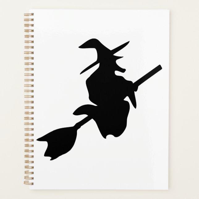 Hexe Halloween Planer (Vorderseite)