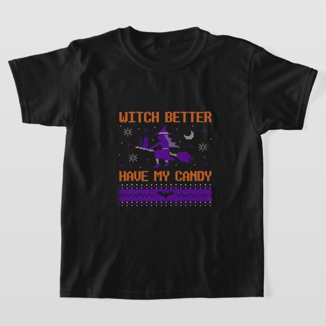 Hexe hat besser mein Kandy Halloween T-Shirt (Ablage )
