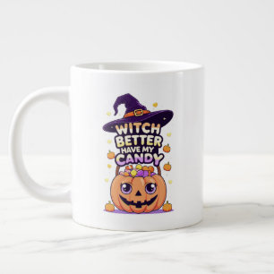 Hexe hat besser meine Süßigkeit - Niedliches Kawai Jumbo-Tasse