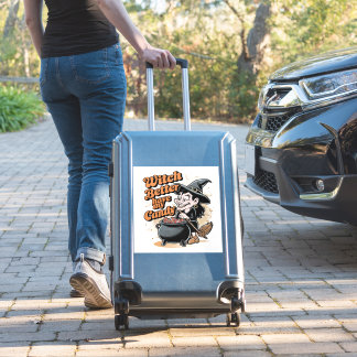 Hexe hat besser meine Süßigkeiten. Aufkleber