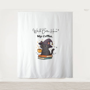 Hexe hat besser meinen klassischen T - Shirt Wandteppich