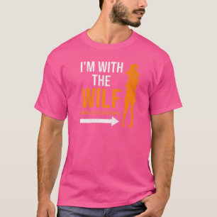 Hexe Hexen Halloween ich bin mit der Hexe für Männ T-Shirt