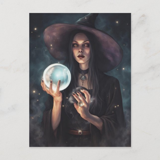 Hexe Hilde Postkarte (Vorderseite)