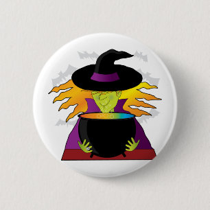 Hexe-Hut-Hülse Button