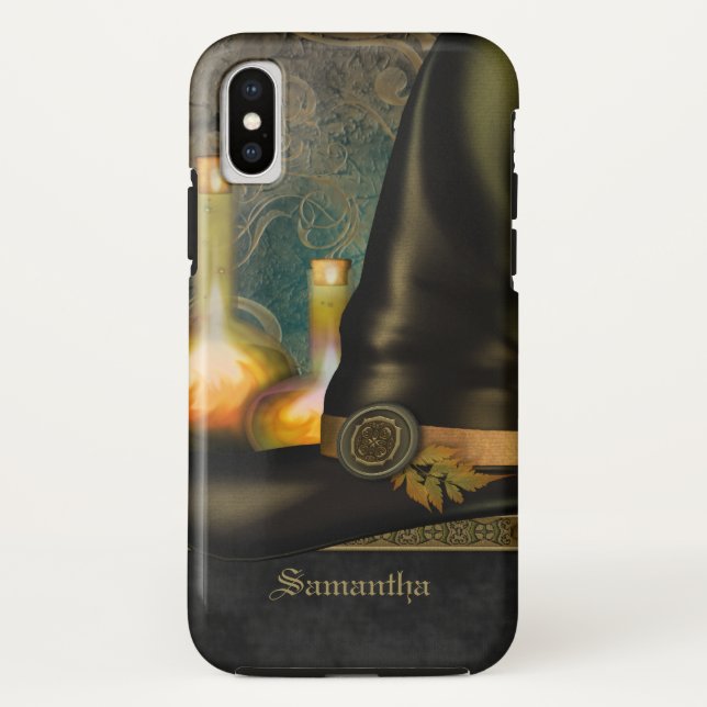 Hexe-Hut personalisiert Case-Mate iPhone Hülle (Rückseite)