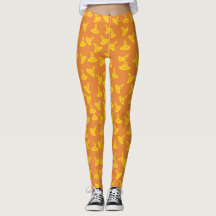 Hexe-Hutconfetti-Leggings - Gold/Orange