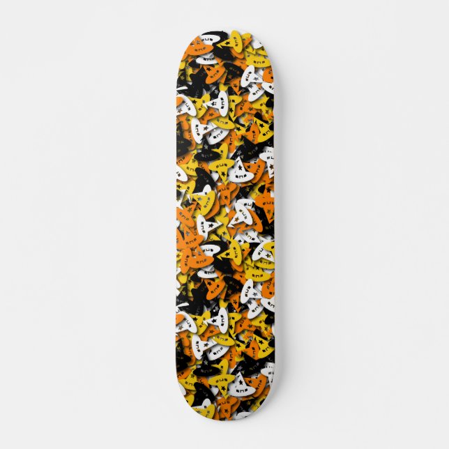 Hexe-Hutconfetti-Skateboard Skateboard (Vorne)