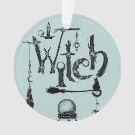 Hexe Illustrative Alte Welt Natur Ornament