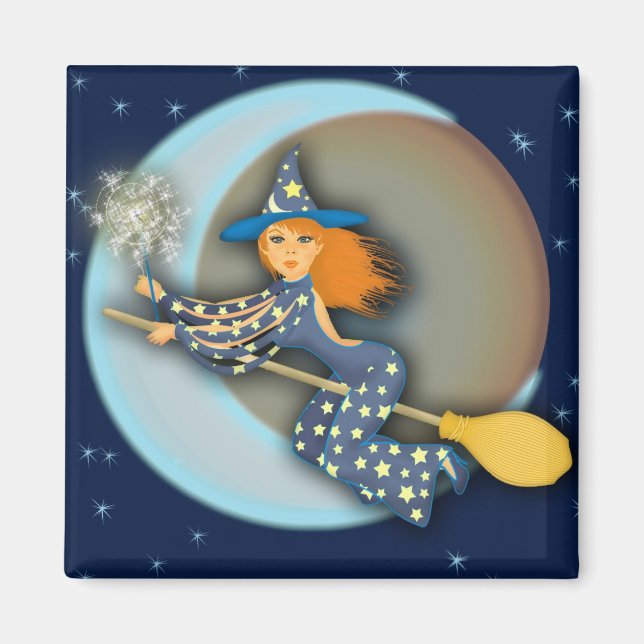 Hexe immer Magnet (Vorne)