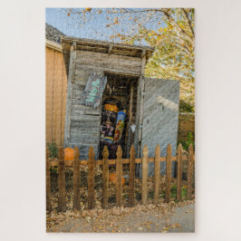 Hexe in einem Outhouse Puzzle