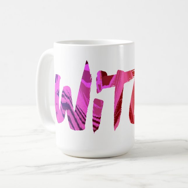 Hexe Kaffeetasse (Vorderseite Links)