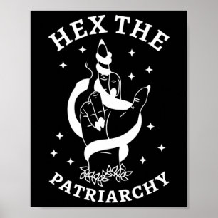 Hexe kämpft gegen das Patriarchat Hex das Patriarc Poster