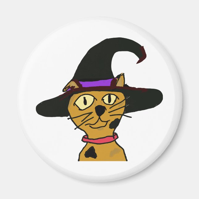 Hexe Kitty Magnet (Vorne)