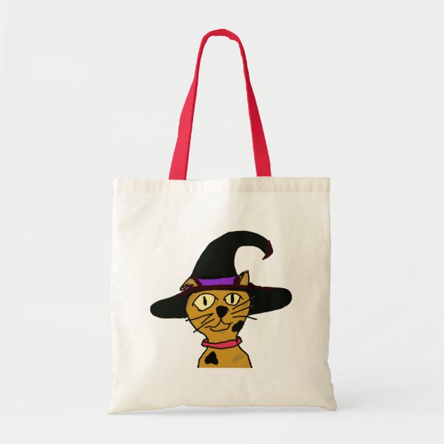 Hexe Kitty Tragetasche (Vorne)