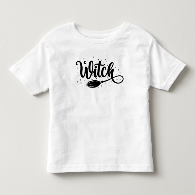 Hexe Kleinkind T-shirt (Vorderseite)