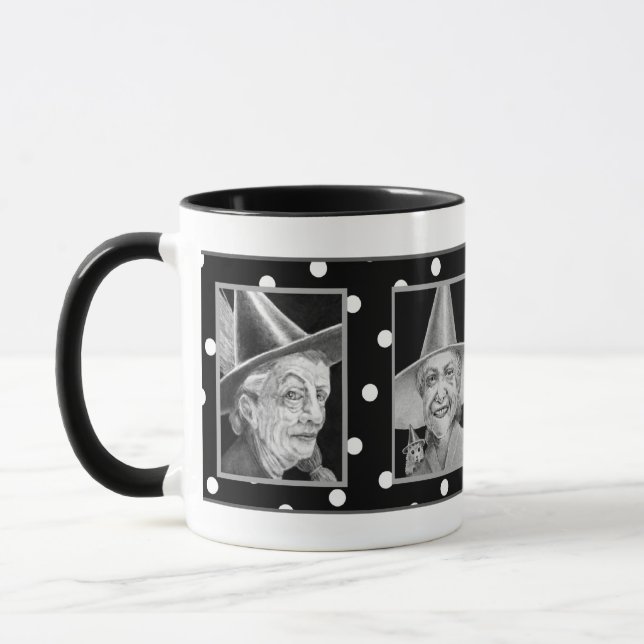 Hexe-Kunst-Tasse Tasse (Links)