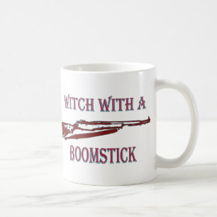 Hexe mit einem Boomstick 2 Tasse