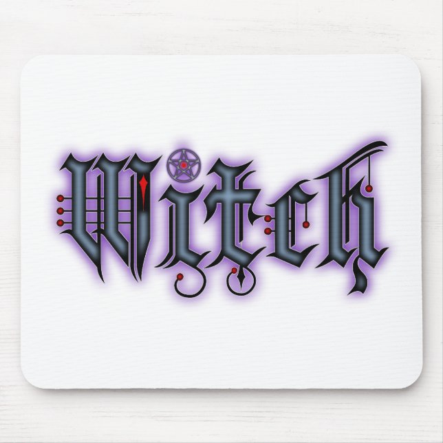Hexe Mousepad (Vorne)