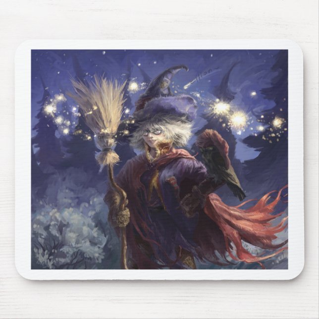 Hexe Mousepad (Vorne)
