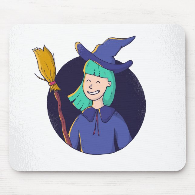 Hexe Mousepad (Vorne)